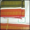 SBK White Dhoti & Kanduva - Click here to View more details about this Product